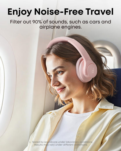 Soundcore by Anker Q20i Hybrid Active Noise Cancelling Headphones, White